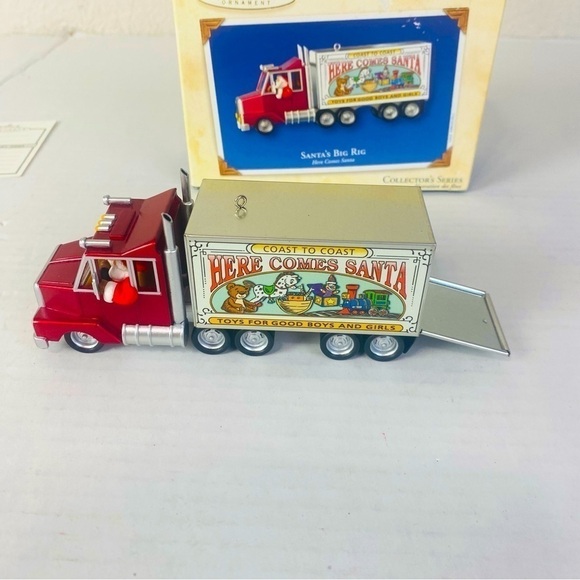 Hallmark 2003 Santa’s Big Rig Here Comes Santa Ornament - Picture 3 of 11